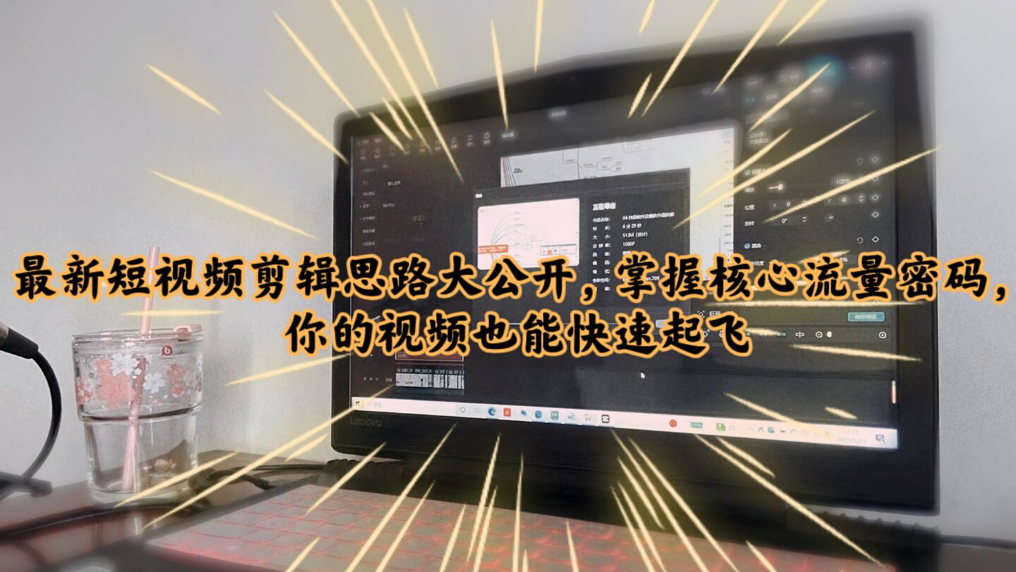 【副业项目6115期】最新短视频剪辑思路大公开，掌握核心流量密码，你的视频也能快速起飞缩略图