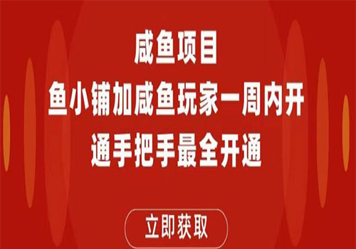 【副业项目6067期】2023闲鱼项目鱼小铺加闲鱼玩家认证一周内开通，手把手最全开通缩略图