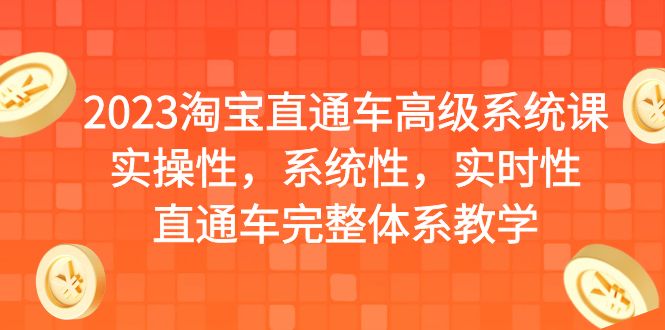 【副业项目6686期】2023淘宝直通车高级系统课，实操性，系统性，实时性，直通车完整体系教学缩略图