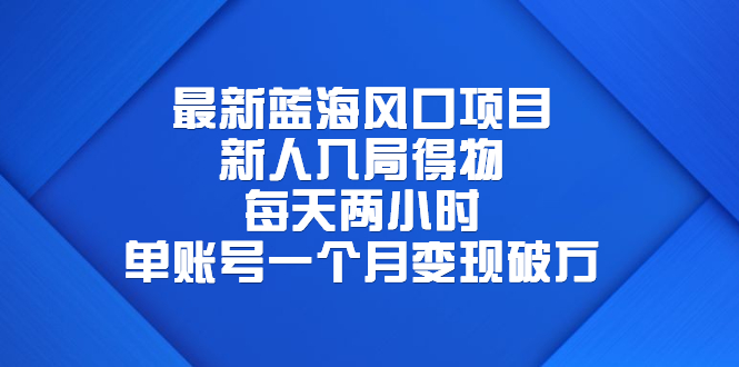 【副业项目6649期】最新蓝海风口项目，新人入局得物，每天两小时，单账号一个月变现破万缩略图